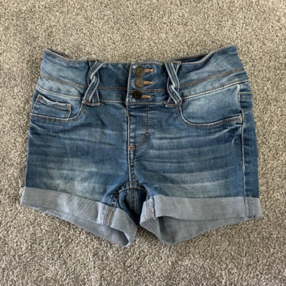 Girls High Rise Jean Shorts Size 7